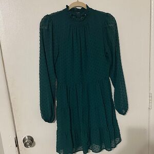 Trixxi Teal Textured Blouse
